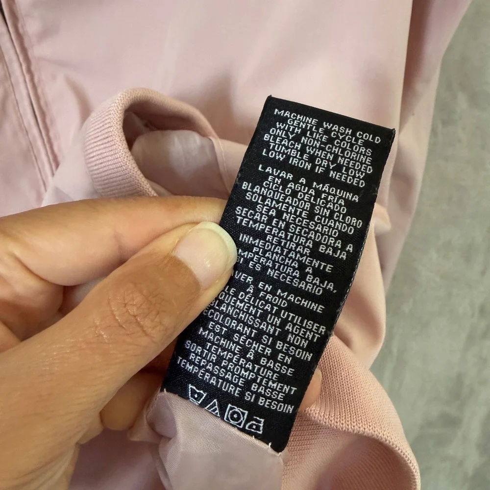 Members Only Iconic Racer Jacket Blush Pink Men's Large bomber streetwear